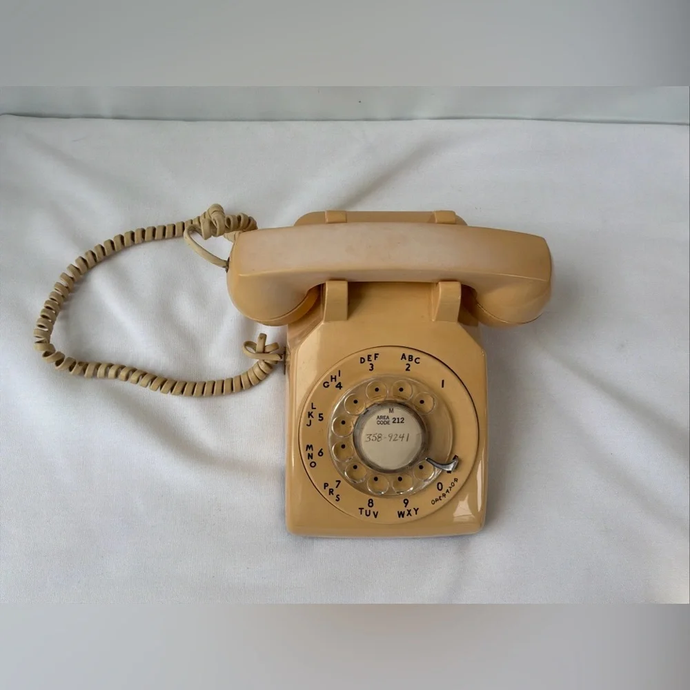 Vintage Western Electric Rotary Desktop Phone C/D 500 Tested !!
